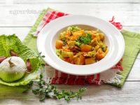Kohlgemuese mit Kürbis 1