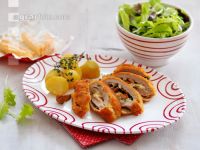 Gefülltes paniertes Schnitzel 2