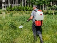 Unkraut spritzen im Forst 2