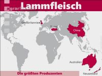 Lammfleisch weltweit