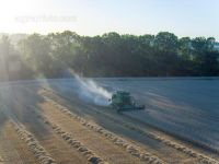 Wheat harvest sunset 2