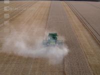 Wheat harvest sunset 5