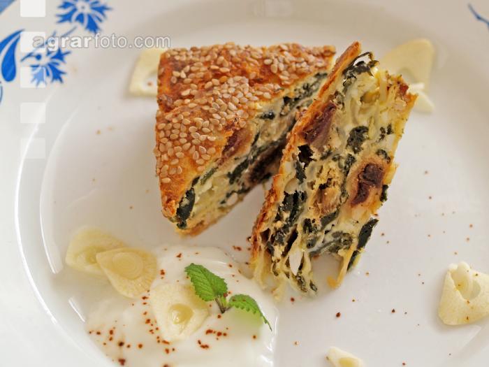 Spinatpastete