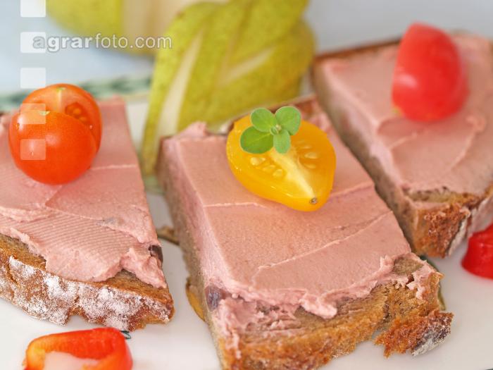 Leberpastete Brot 1