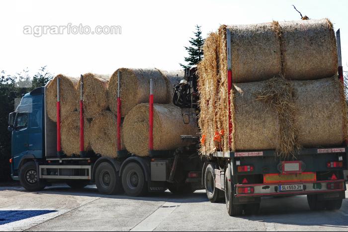Rundballen Transport