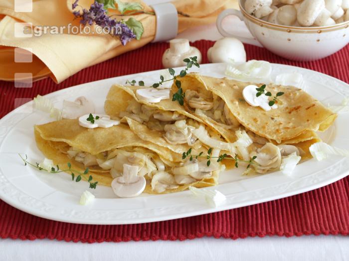 Omelette mit Pilzen