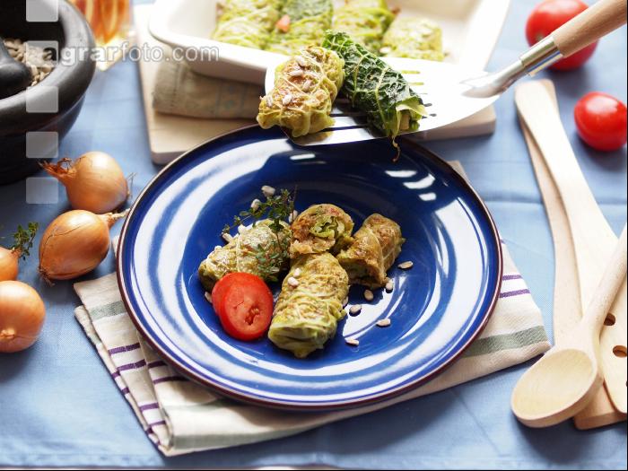 Gefüllte Kohlroulade 2