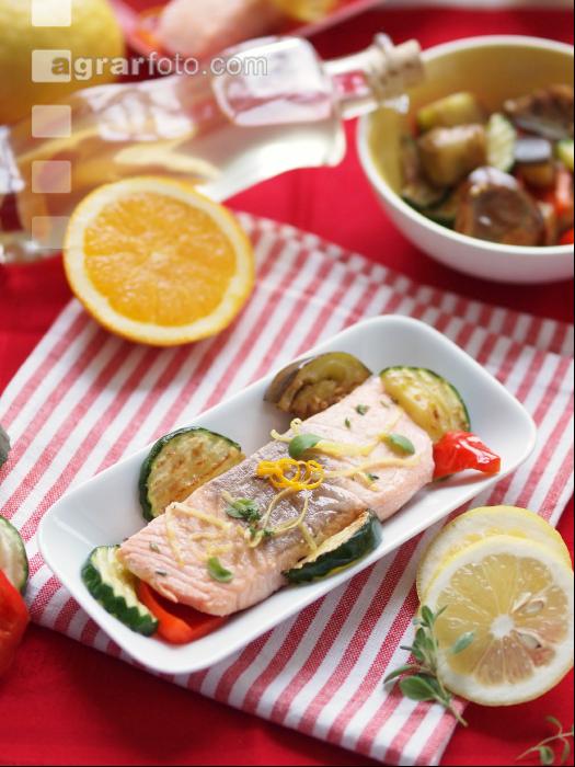 Lachs mit Kräutern 1