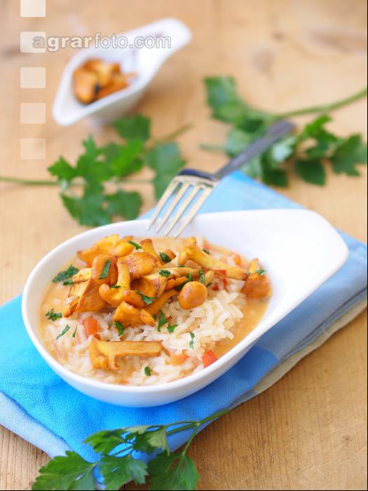 Risotto mit Eierschwammerl 2