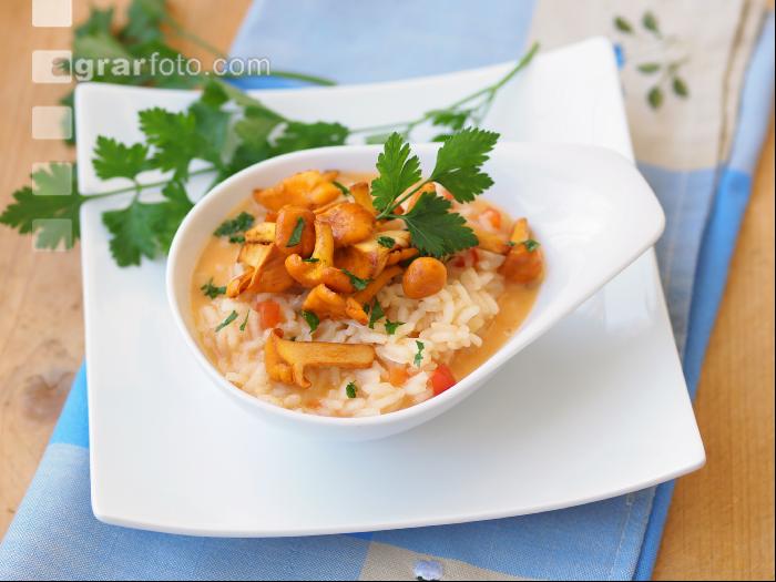 Risotto mit Eierschwammerl 1