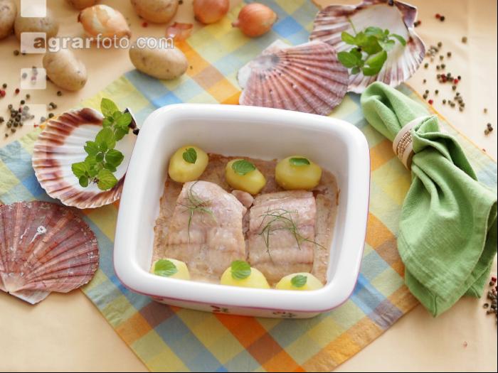 Wels mit Kartoffeln 1