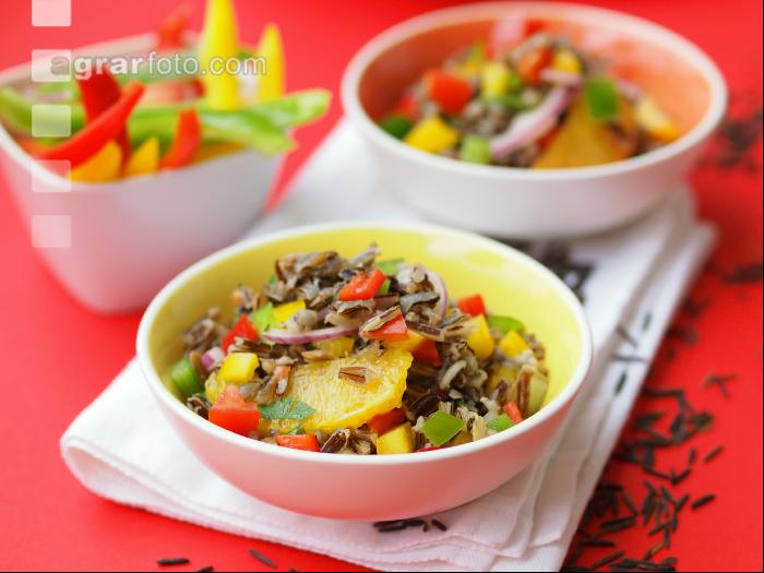 Salat mit Wildreis 3
