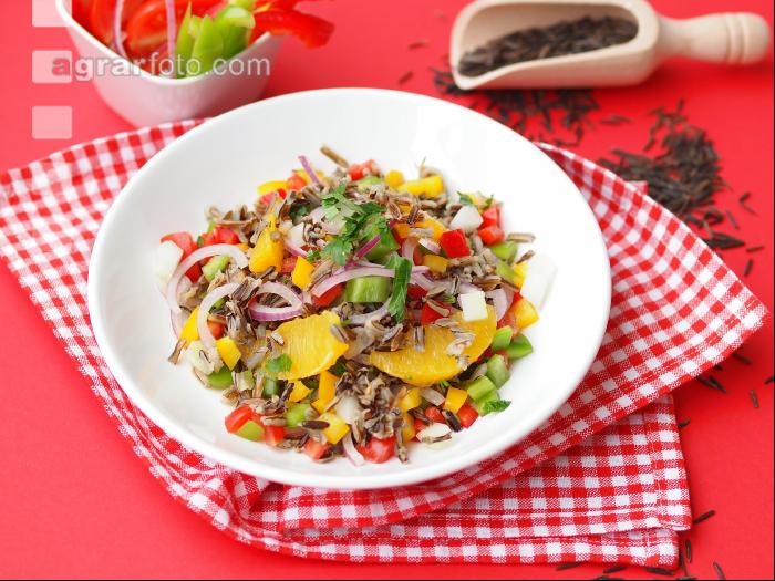 Salat mit Wildreis 1