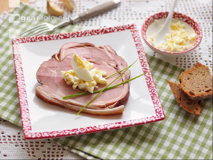 Rollschinken Eierkren 1