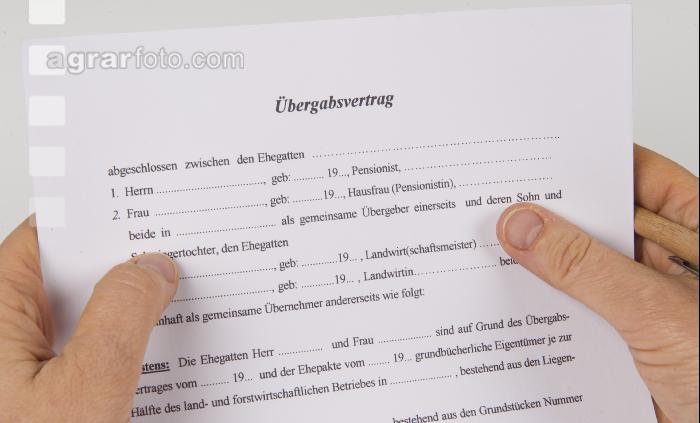 Übergabsvertrag 1