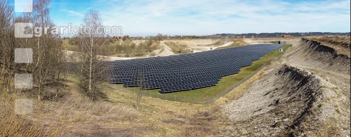 Photovoltaik in Schottergrube