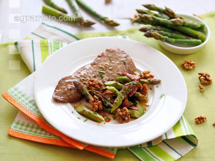 Schnitzel mit Spargelgemüse 2