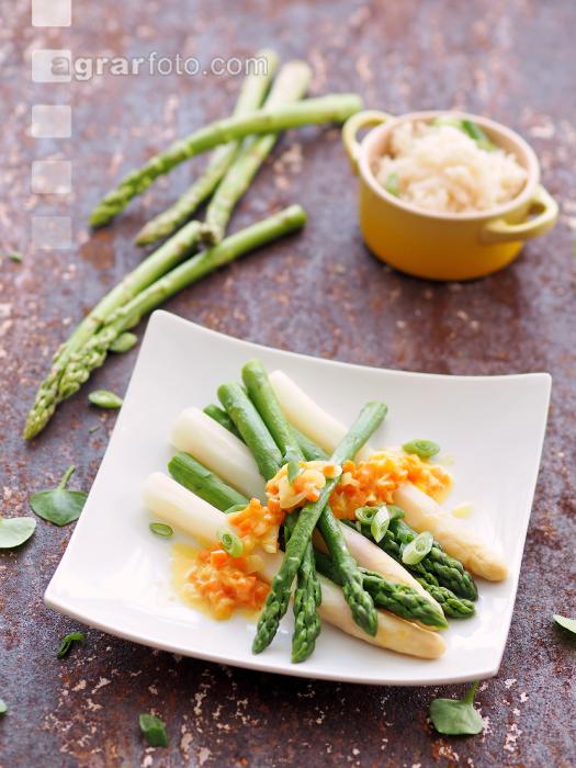 Spargel mit Gemüsesauce 2