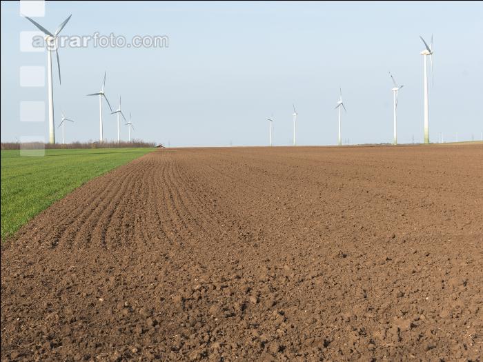 Windräder auf Ackerland 2