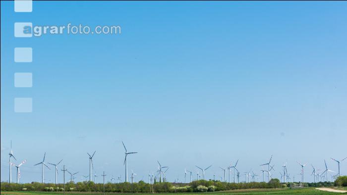 Windräder auf Ackerland 1