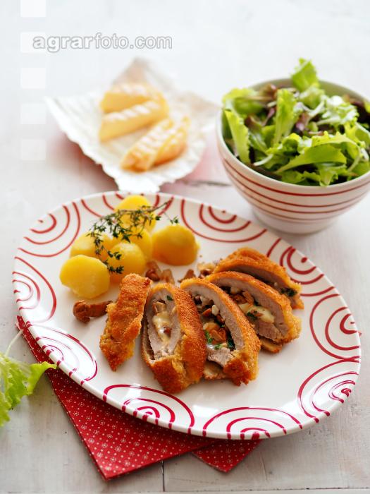 Gefülltes paniertes Schnitzel 1