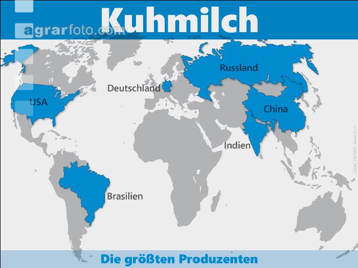 Kuhmilch weltweit 2