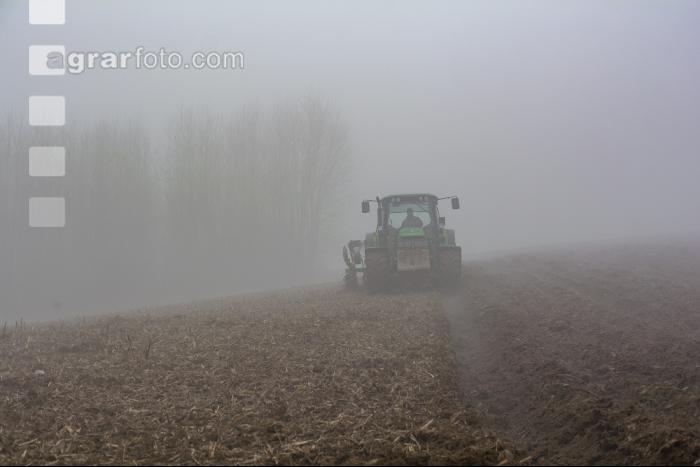 Herbstfurche dichter Nebel 3