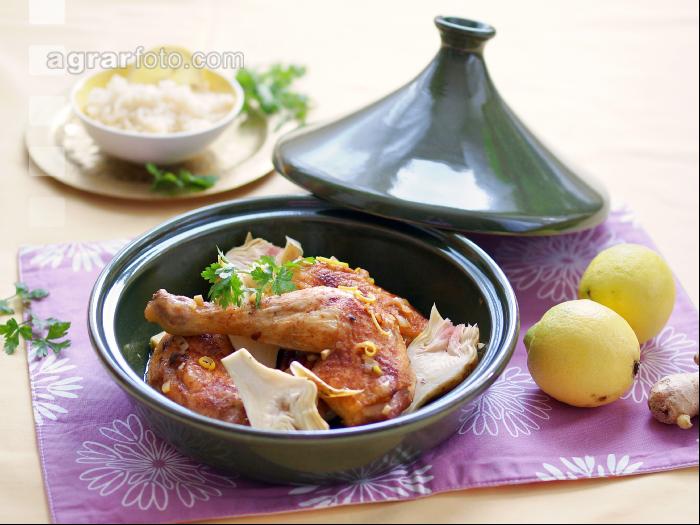Hühnchen in der Tajine 1
