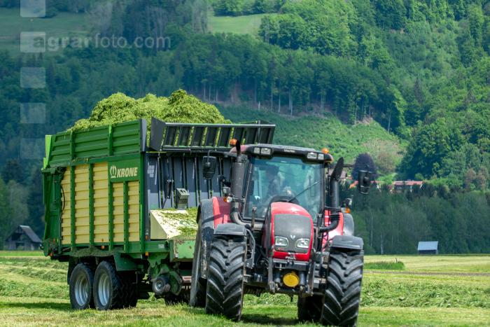 Grassilage Ladewagen 8